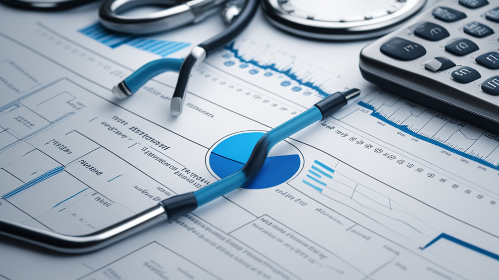 Intricate healthcare insurance cost calculation visualization - Silver Intel