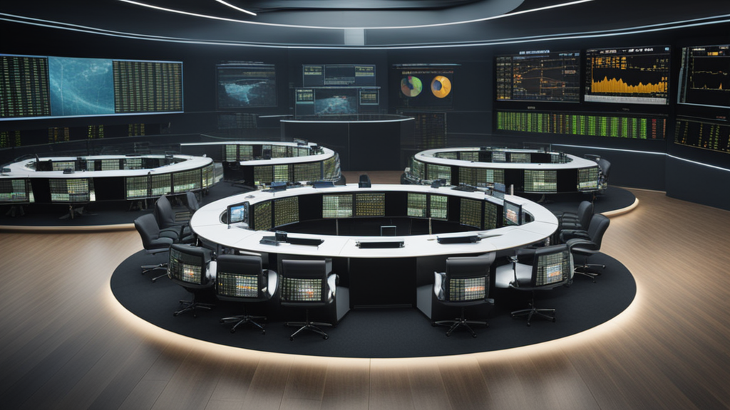 Global financial markets visualization with complex trading data - Silver Intel