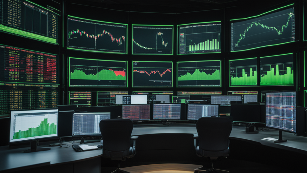 Financial analysts monitoring Treasury yield charts with complex market data - Silver Intel